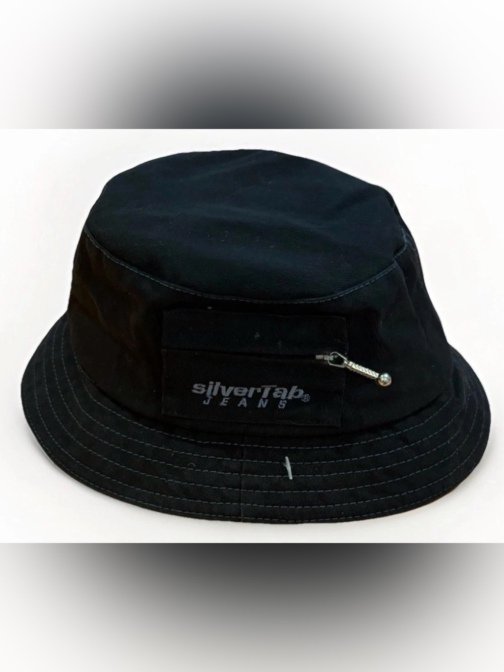 SilverTab Bucket Hat Black Small/Medium Unisex 100% Cotton Levi’s Y2K